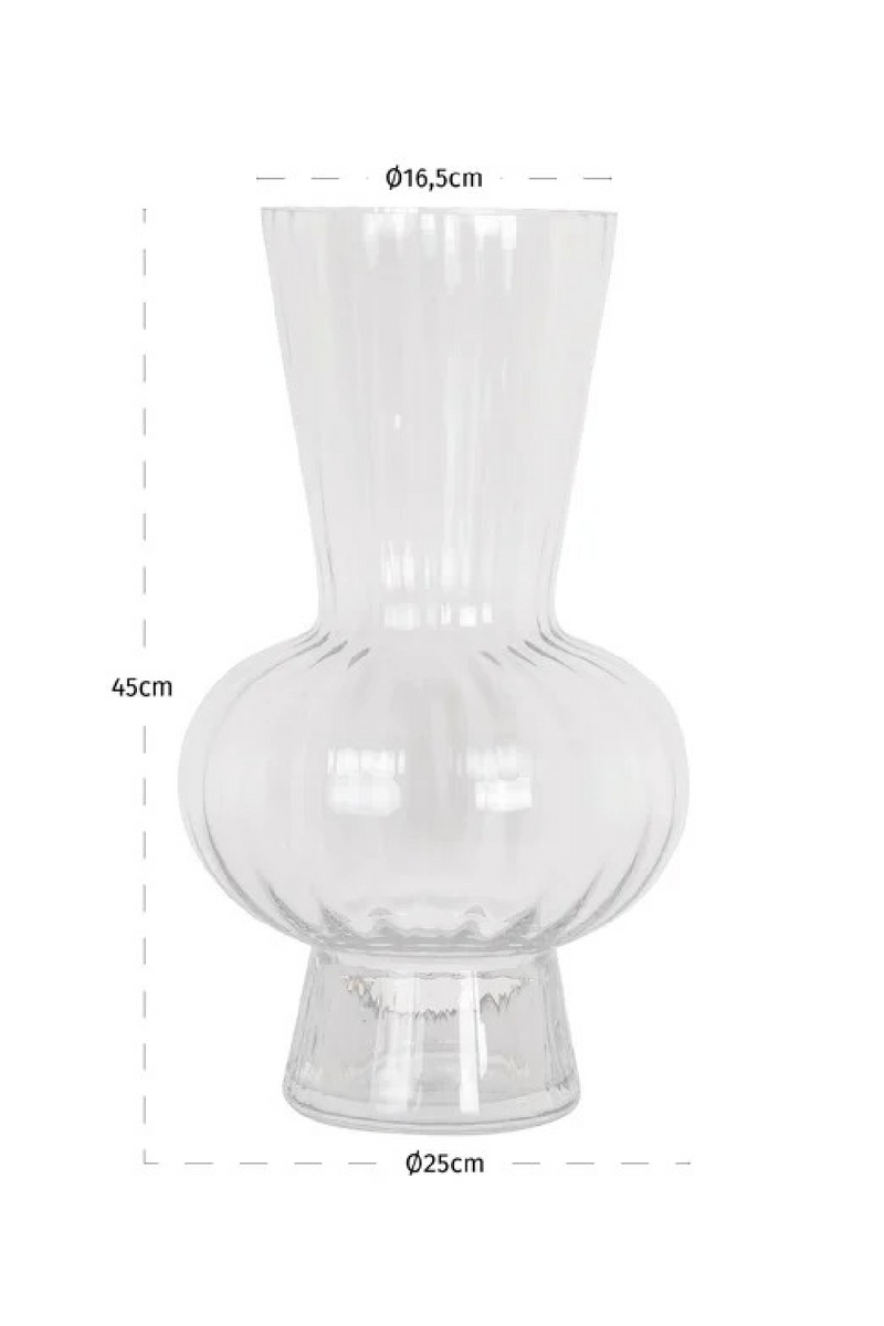 Long-Necked Glass Vase | Richmond Interiors Zaya | Oroatrade.com