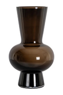 Brown Long-Necked Glass Vase | Richmond Interiors Zaya | Oroatrade.com