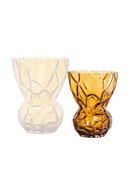 Faceted Amber Glass Vase | Richmond Interiors Mason | Oroatrade.com