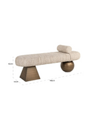 Geometrical Base Bench | Richmond Interiors Geneva | Oroatrade.com