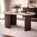 Curved Marble Desk | Richmond Interiors Rashford