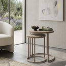 Marble Nested End Tables (2) | Richmond Interiors Fairfax