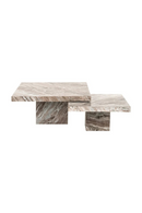 Square Marble Coffee Table Set (2) | Richmond Interiors Rashford | Oroatrade.com