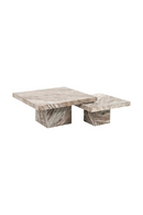Square Marble Coffee Table Set (2) | Richmond Interiors Rashford | Oroatrade.com