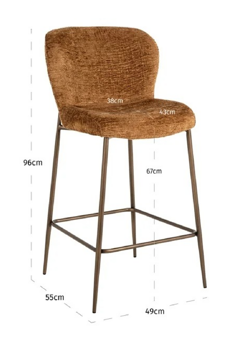 Upholstered Counter Stool | Richmond Interiors Odarby | Oroatrade.com