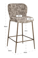 Upholstered Counter Stool | Richmond Interiors Odarby | Oroatrade.com
