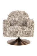 Brown Swivel Lounge Armchair | Richmond Interiors Kagney | Oroatrade.com