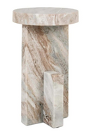 Brown Marble Side Table | Richmond Interiors Sion | Oroatrade.com