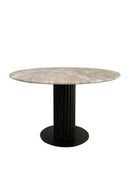 Beige Marble Round Dining Table | Richmond Interiors Nyon | Oroatrade.com