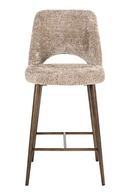 Beige Cut-Out Counter Stool | Richmond Interiors Delphine | Oroatrade.com