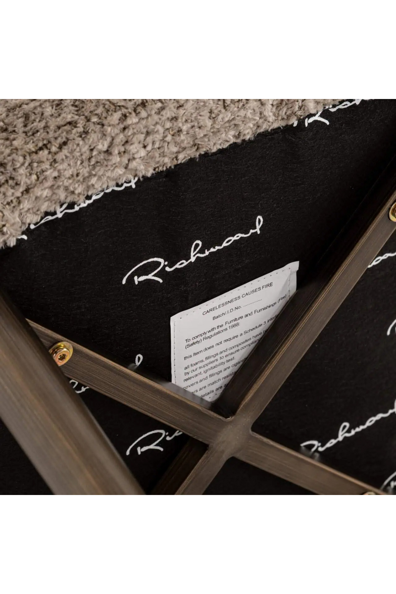 Beige Cut-Out Counter Stool | Richmond Interiors Delphine | Oroatrade.com