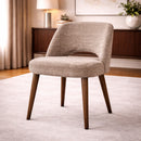 Cut-Out Cream Dining Chairs (2) | Richmond Interiors Delphine