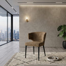 Brown Curved Back Dining Chair | Richmond Interiors Taylor