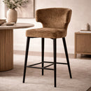 Brown Upholstered Counter Stool | Richmond Interiors Taylor