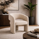 Cream Cut-Out Lounge Chair | Richmond Interiors Belle
