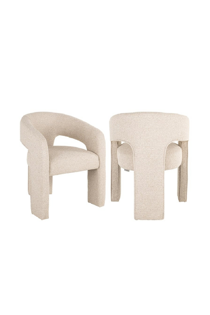 Cream Cut-Out Lounge Chair | Richmond Interiors Belle | Oroatrade.com