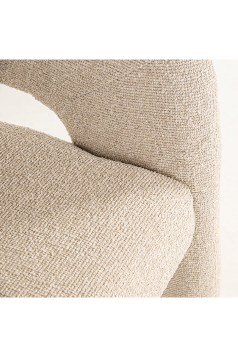 Cream Cut-Out Lounge Chair | Richmond Interiors Belle | Oroatrade.com