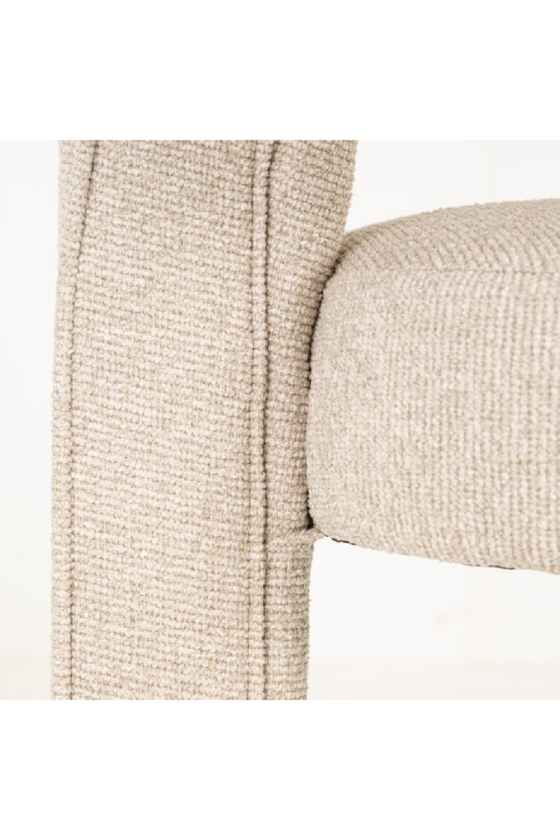 Cream Cut-Out Lounge Chair | Richmond Interiors Belle | Oroatrade.com