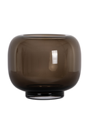 Brown Glass Hurricane | Richmond Interiors Rowen| Oroatrade.com