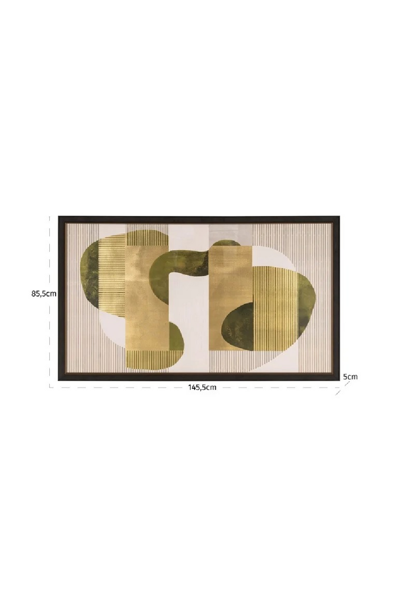 Green and Gold Abstract Wall Art | Richmond Interiors Joylin | Oroatrade.com