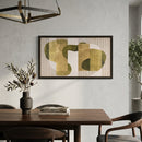 Green and Gold Abstract Wall Art | Richmond Interiors Joylin