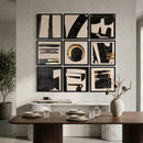 Abstract Wall Art Set (9) | Richmond Interiors Gabri