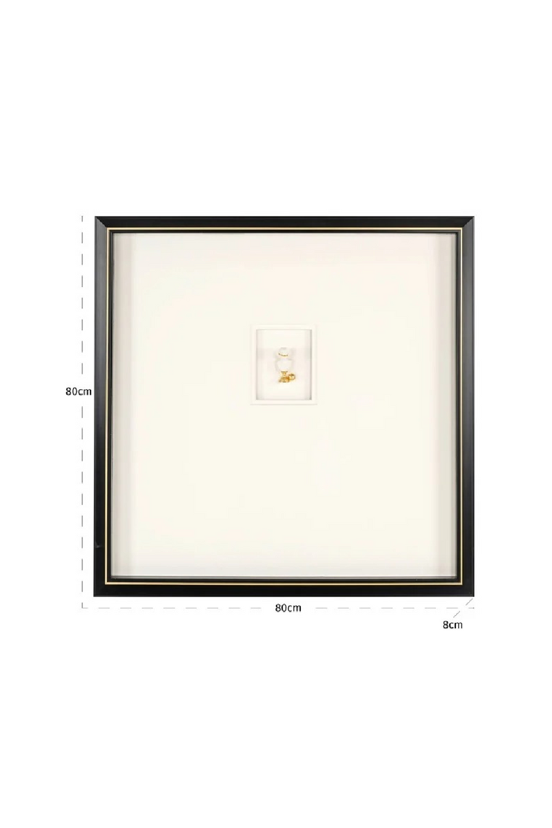 White Framed Sculpture Wall Art | Richmond Interiors Hanna | Oroatrade.com
