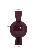 Red Conical Sphere Vase | Richmond Interiors Arvine | Oroatrade.com