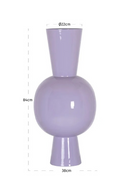 Purple Double Conical Sphere Vase | Richmond Interiors Arline | Oroatrade.com