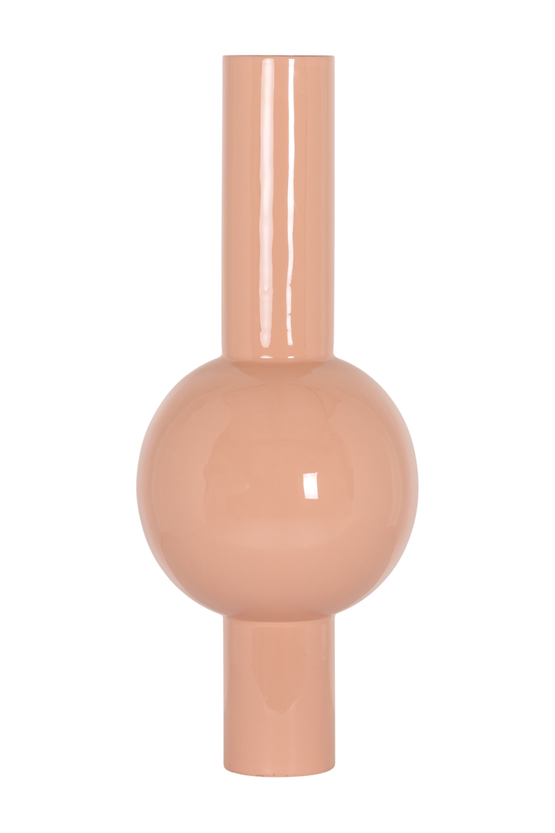 Peach Enameled Vase | Richmond Interiors Novalee | Oroatrade.com