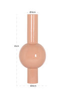 Peach Enameled Vase | Richmond Interiors Novalee | Oroatrade.com