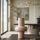 Hospitality furniture - Cream Enamel Vase - www.oroatrade.com