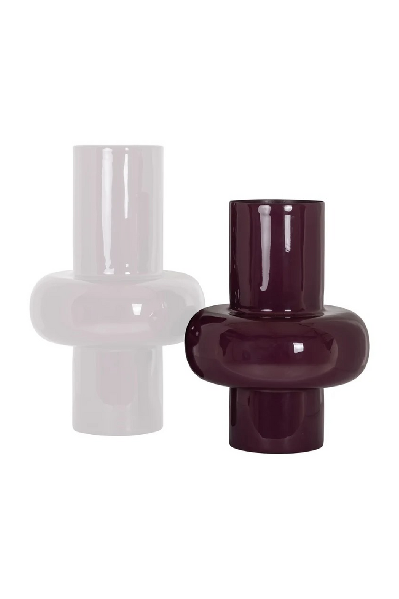Glossy Burgundy Vase | Richmond Interiors Ashlyn | Oroatrade.com