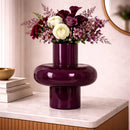 Glossy Burgundy Vase | Richmond Interiors Ashlyn