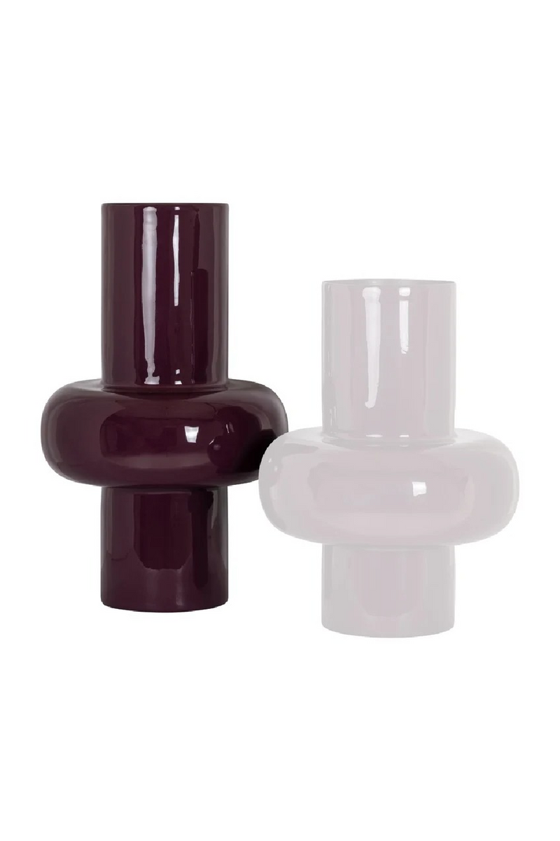 Glossy Burgundy Vase | Richmond Interiors Ashlyn | Oroatrade.com