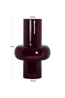 Glossy Burgundy Vase | Richmond Interiors Ashlyn | Oroatrade.com