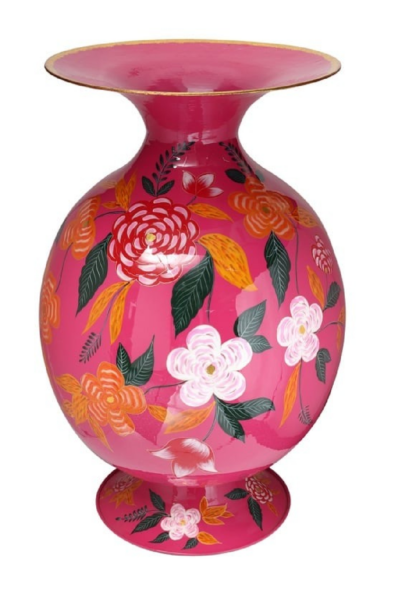 Pink Floral Vase | Richmond Interiors Anicia | Oroatrade.com