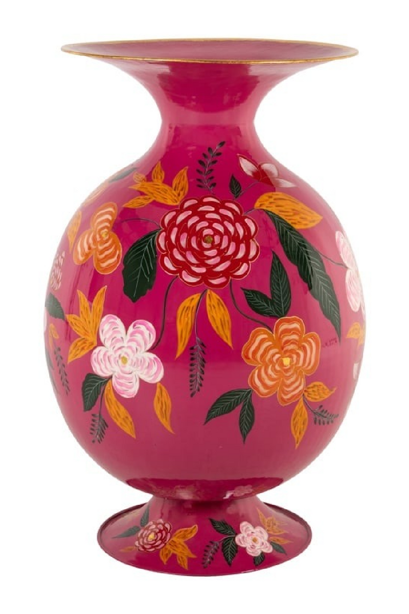 Pink Floral Vase | Richmond Interiors Anicia | Oroatrade.com