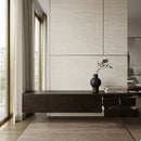 Brown Oak 3-Door TV Cabinet | Richmond Interiors Lachance