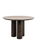 Round Brown Travertine Dining Table | Richmond Interiors Ritz | Oroatrade.com