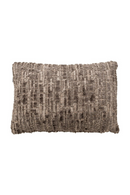 Gray Textured Rectangular Cushion | Richmond Interiors Olin | Oroatrade.com
