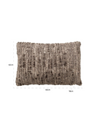 Gray Textured Rectangular Cushion | Richmond Interiors Olin | Oroatrade.com