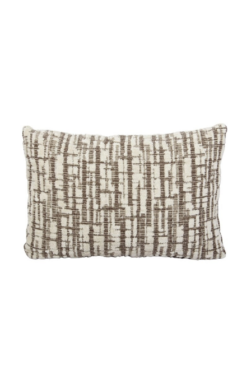 Cream Printed Rectangular Cushion | Richmond Interiors Oliv | Oroatrade.com