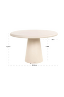 White Indoor/Outdoor Dining Table | Richmond Interiors Urban Bloom | Oroatrade.com