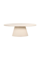 White Oval Indoor/Outdoor Dining Table | Richmond Interiors Urban Bloom | Oroatrade.com