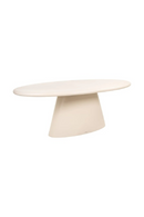 White Oval Indoor/Outdoor Dining Table | Richmond Interiors Urban Bloom | Oroatrade.com