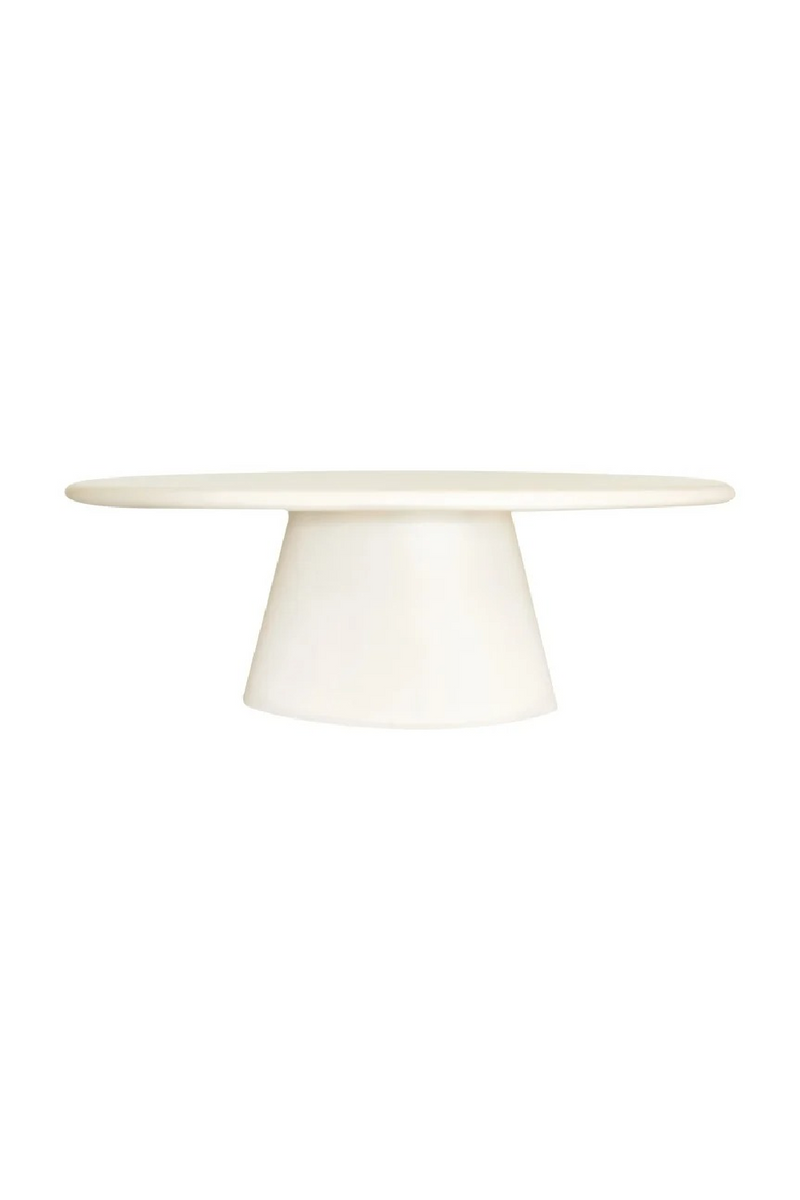 White Oval Indoor/Outdoor Dining Table | Richmond Interiors Urban Bloom | Oroatrade.com