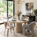 White Indoor/Outdoor Modern Dining Table | Richmond Interiors Urban Bloom