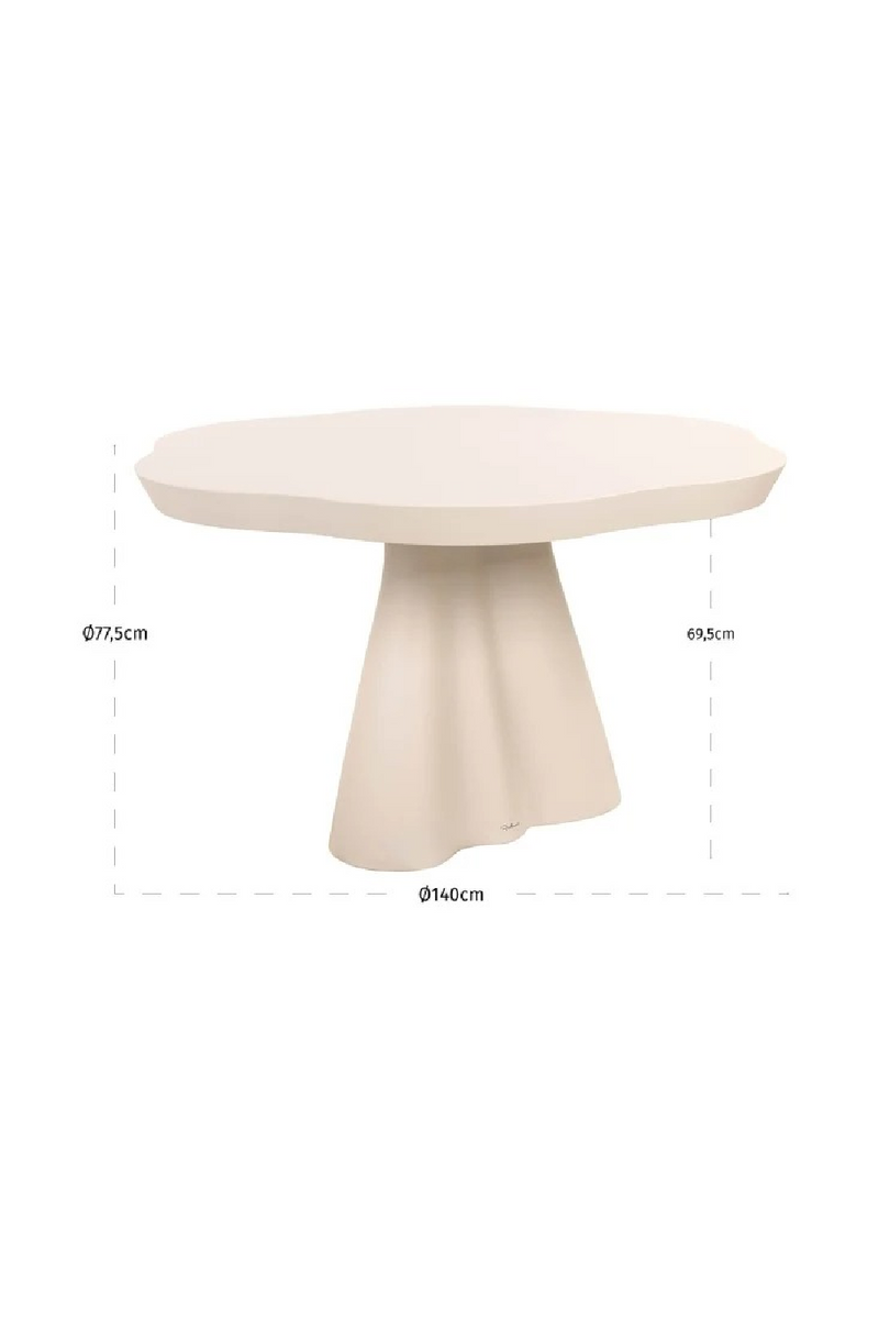 White Indoor/Outdoor Modern Dining Table | Richmond Interiors Urban Bloom | Oroatrade.com