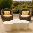 White Organic Indoor/Outdoor Coffee Table | Richmond Interiors Urban Bloom